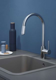 Смеситель для кухни Omoikiri Tamura-BN сталь